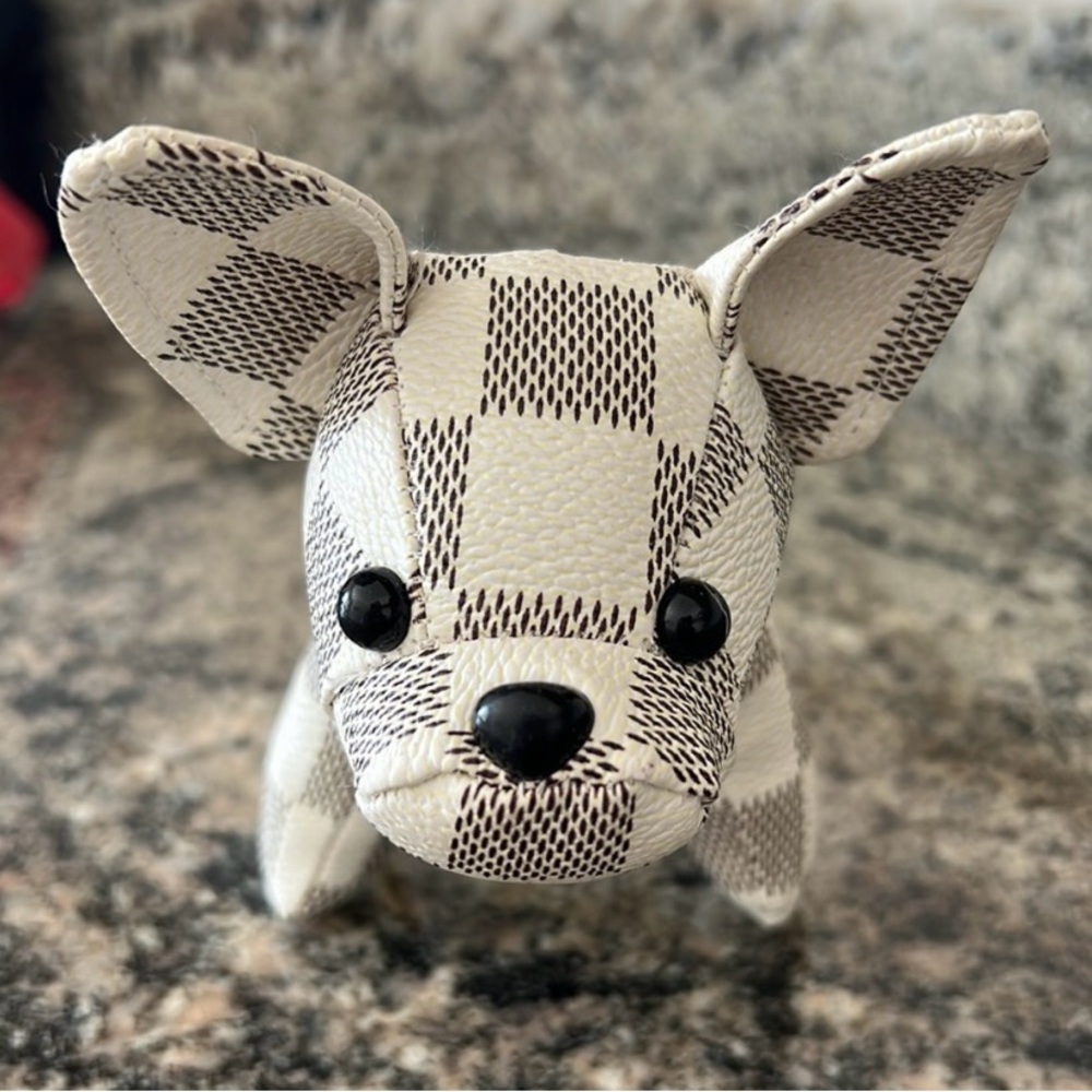 Cute French doggy key chain